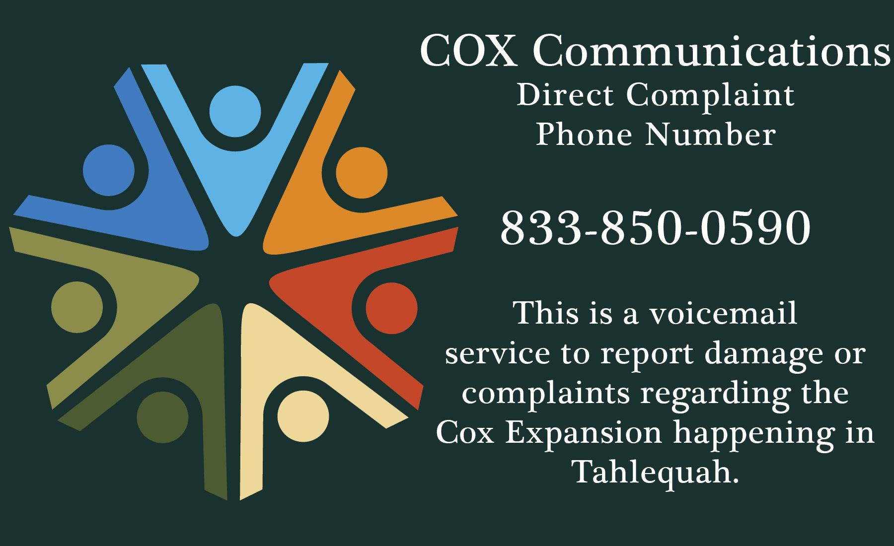 Cox Communications Complaint Phone Number 833-850-0590
