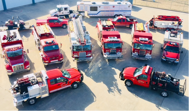 Aerial View of all Fire Department Vehicles(JPG)