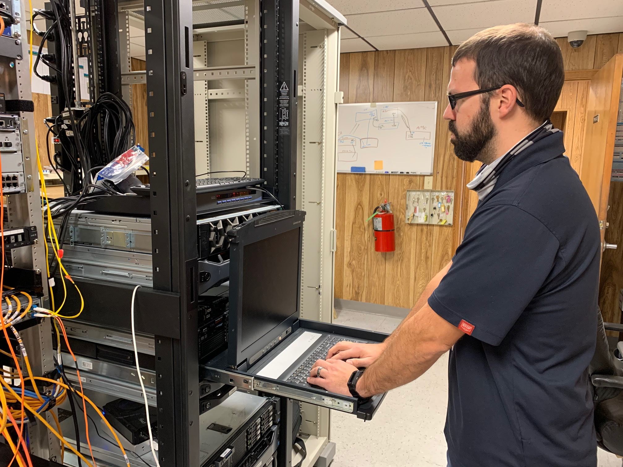 Employee Working on Server(JPG)